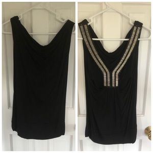 Black Charlotte Russe Top, size L